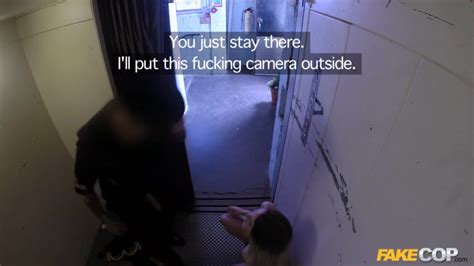Photo Gallery Fake Cop Leggy Office Slut Fucks Cop In An Elevator