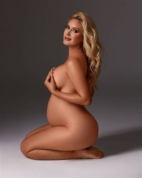 Pregnant Heidi Montag Poses Nude For Maternity Photo Shoot Patabook News