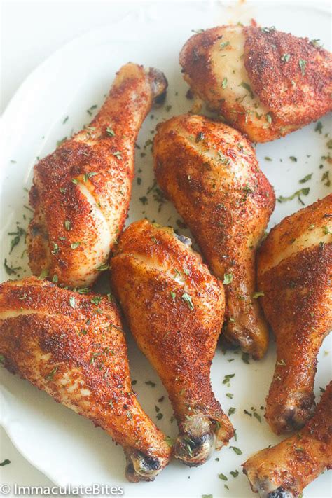 Maybe you would like to learn more about one of these? Baked Crispy Chicken Legs - Immaculate Bites