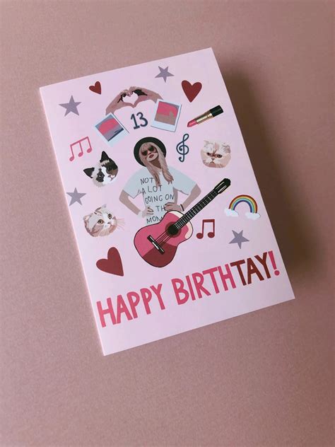 Taylor Swift Birthday Card Printable Printable Word Searches