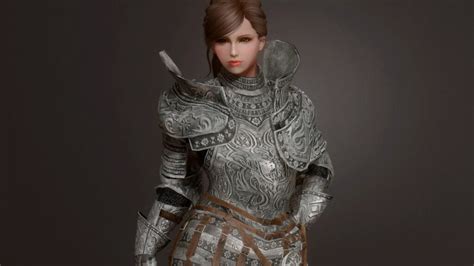 Skyrim Semhw I Silver Knight Layered Armor Tre Maga