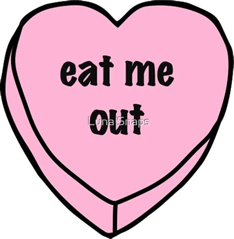 eat me out stickers by luna snaps redbubble