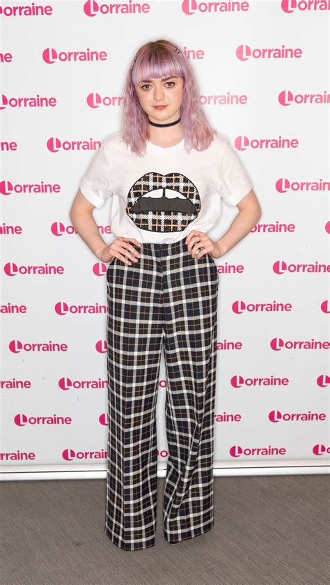 Maisie Williams Lorraine Tv Show In London 04092019 • Celebmafia