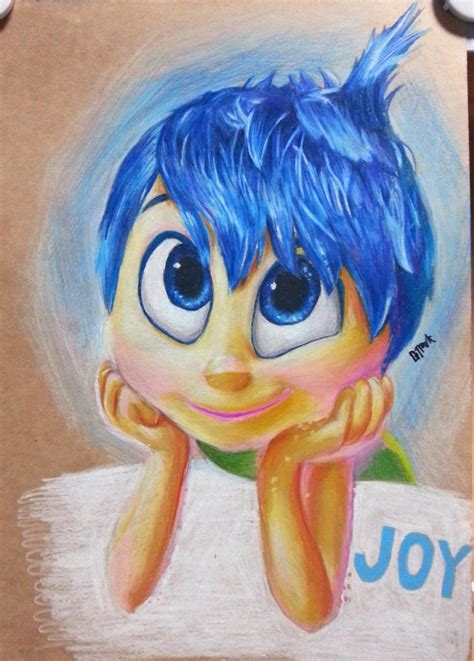 inside out joy with color pencil by kr dipark on deviantart
