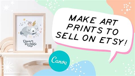 How To Create Digital Art Prints To Sell On Etsy Infographie