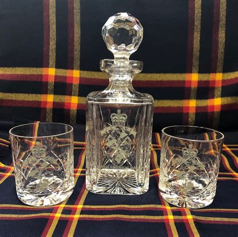 Reme Crystal Whisky Decanter And Crystal Cut Glasses The Reme Shop