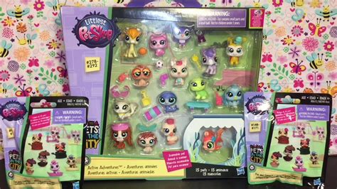 Littlest Pet Shop Active Adventures Set And Blind Bags Toy Opening