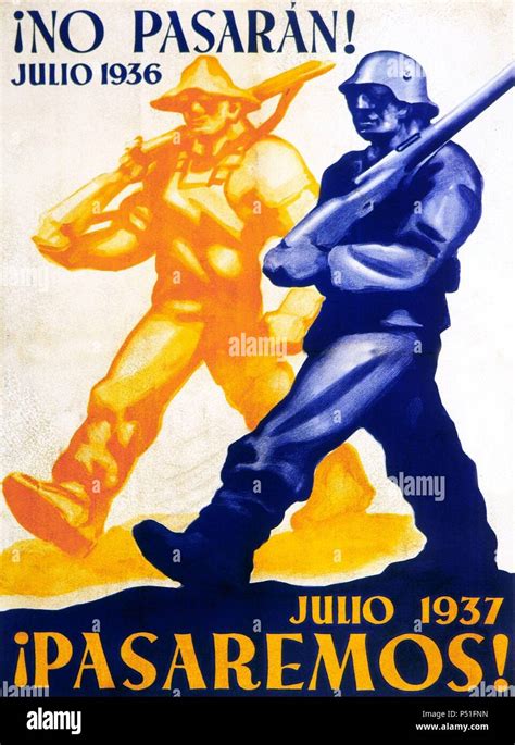 Guerra Civil EspaÑola 1936 1939 Propagandistico Cartel Sobre La Guerra Photo Stock Alamy