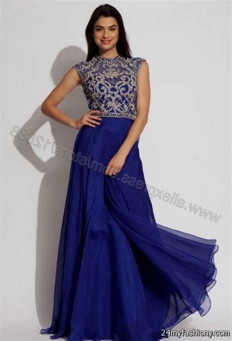 Discover more latest collections of dresses at stylewe.com. royal blue and silver bridesmaid dresses looks | B2B Fashion
