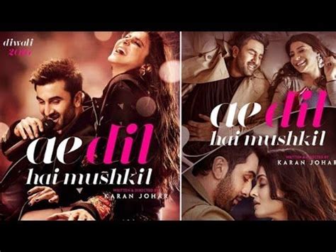 The movie tells the story about unrequited love, revolving around a woman who is still reeling from the effects of a recent breakup and her new friend, who wants to take their relationship to the next level. Ae Dil Hai Mushkil song | Karan Johar | Ranbir, Aishwarya ...