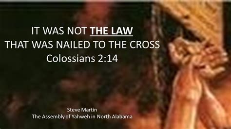 Three Reasons The Law Was Not Nailed To The Cross Colossians 214