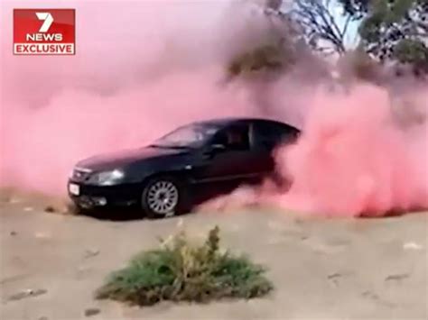 Burnout Gender Reveal Goes Wrong As Car Catches Fire Au