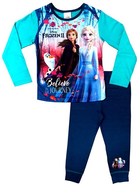 Disney Official Frozen Girls Pyjamas Anna Elsa Pjs Age Months To