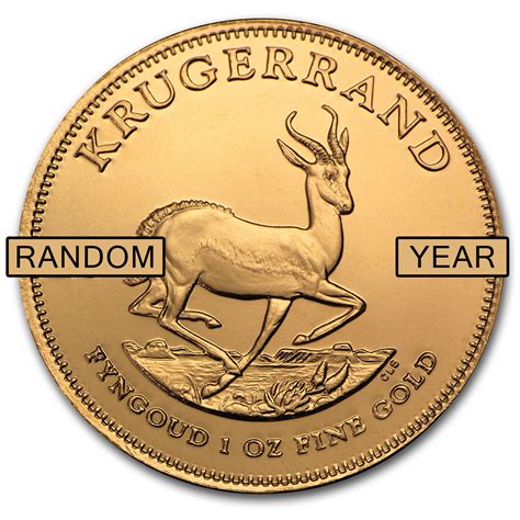 This Is For You 1 Oz Gold South African Krugerrand Coin Random Year