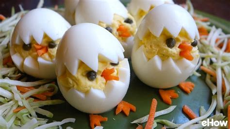 Super Cute Easter Chick Deviled Eggs Youtube