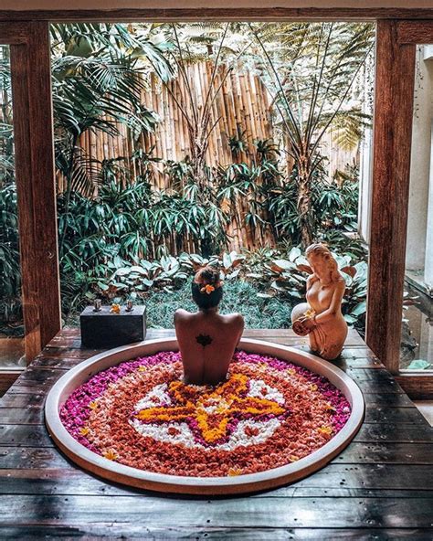 Tarting Off My Bali Trip With An Epic Flower Bath At The Theudaya 😍 It
