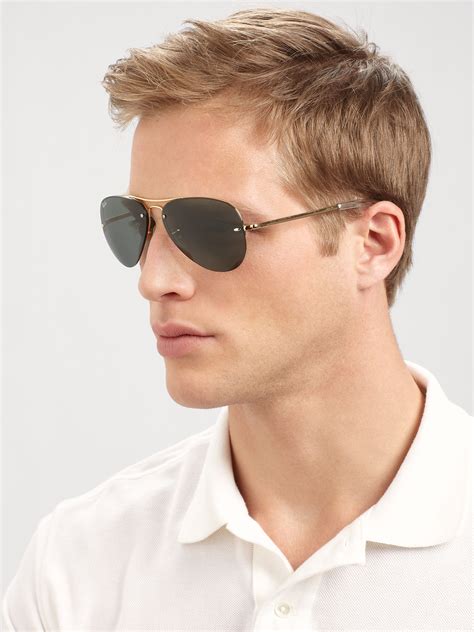 Check spelling or type a new query. Ray-ban Metal Aviator Sunglasses in Metallic for Men | Lyst