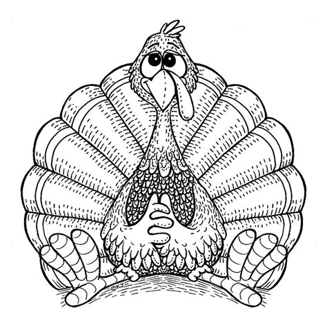 Turkey Coloring Pages For Adults Guide Coloring Page Guide