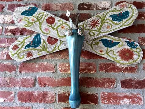 Already have large plant leaves for mold. Table Leg Dragonfly DIY creation using re-purposed ceiling ...
