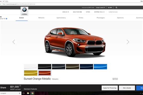 Mit ein paar klicks zum traumauto: BMW X2 online configurator is up on BMWUSA