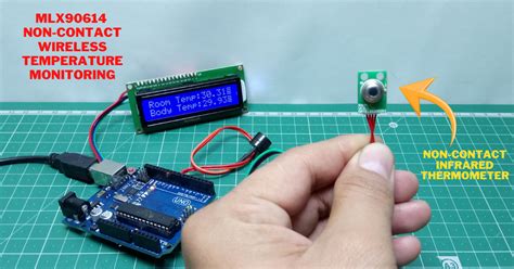 Mlx90614 Non Contact Infrared Thermometer With Arduino