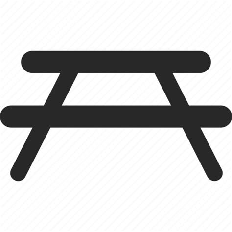 Bench Picnic Picnic Table Table Icon Download On Iconfinder