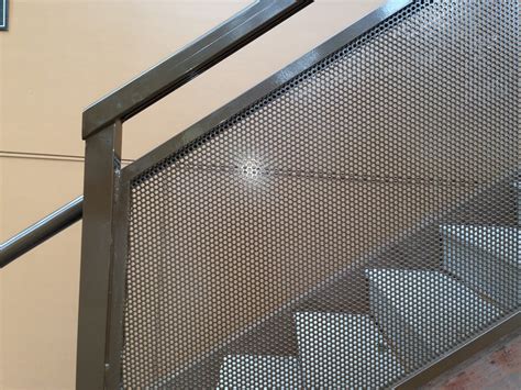 Perforated Metal Railing Infill Panels And Guardrail Ideas