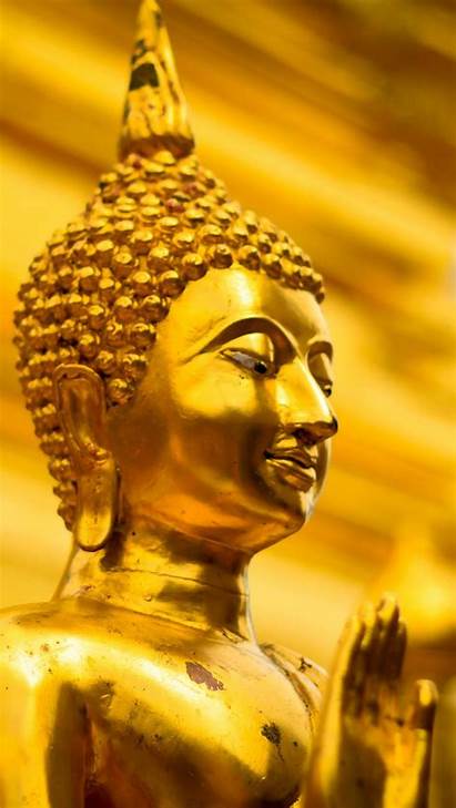 Buddha Golden Thailand Statue Gautama Gold 4k