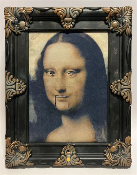 Rare 2006 Gemmy Animated Haunted Portrait Mona Lisa Picture Frame Prop
