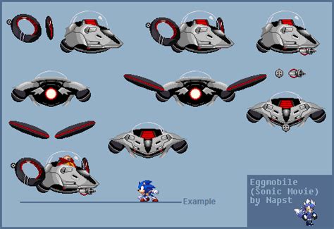 Custom Edited Sonic The Hedgehog Media Customs Eggmobile Sonic
