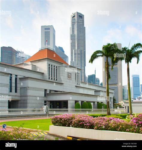 Parliament Building Of Singapore Stock Photo Alamy