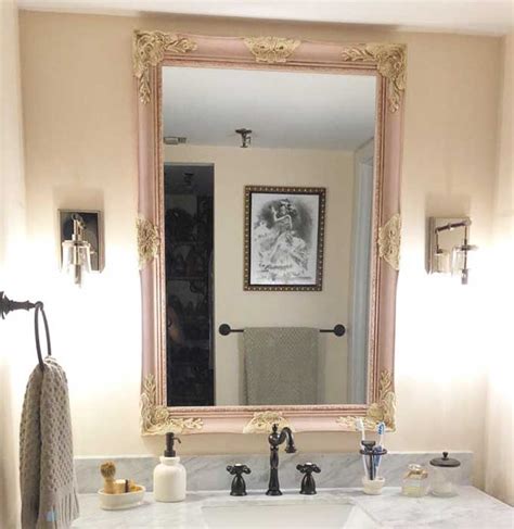 Beautifully Framed Bathroom Mirrors Hallstrom Home