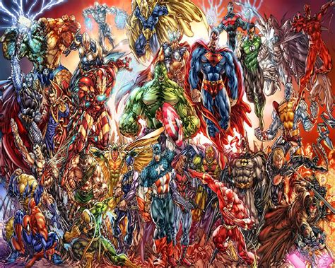 75 Marvel Vs Dc Wallpaper On Wallpapersafari