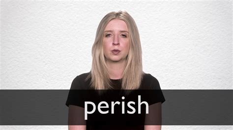 How To Pronounce Perish In British English Youtube