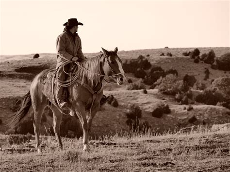 Wyoming Cowboy Overlooking The Vast Wyoming Range Smithsonian Photo