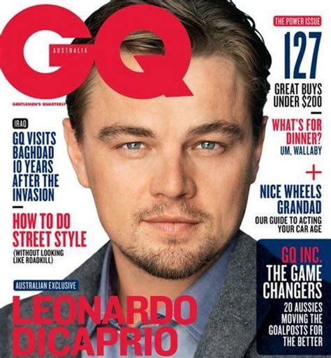 Leonardo Dicaprio Covers Gq Australia Reveals Directing Would Make Him Obsessive