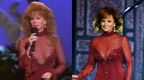 Reba Mcentire Dons ‘scandalous 25 Year Old Dress For “does He Love You” Flashback Performance