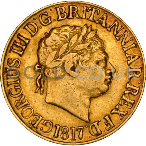 Buy a 1817 George III Sovereign | from Gold.co.uk - From £1,035