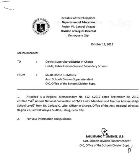 Republic Of The Philippines Department Of Education Region Vii