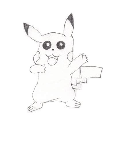 Pikachu Sketch By Flowerphantom On Deviantart