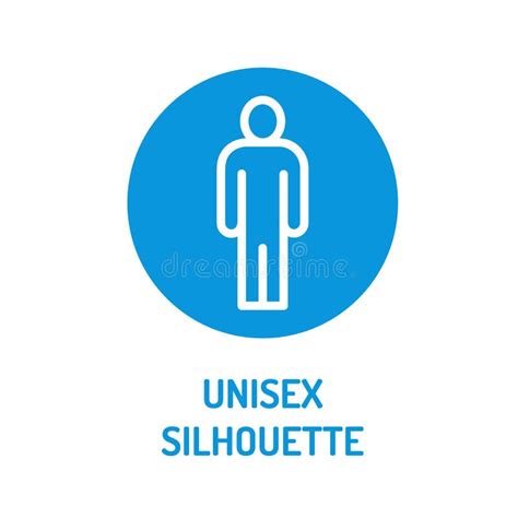 Unisex Human Head Silhouette In Side View Stock Vector Illustration