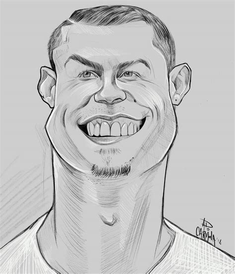 Ado Carmona Caricaturas Caricatura de Cristiano Ronaldo