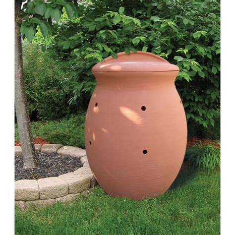 Home Depot Terra Composter With Locking Lid Terracotta The Home