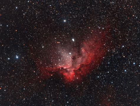 The Wizard Nebula Ngc 7380 Gt102 F56 Asi1600mm Camera Rgb And
