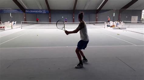 Tennis Drills Tactical Training Baseline Play The Center Drill