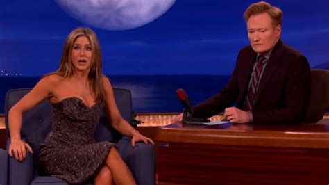 Jennifer Aniston Shocks Conan O Brien With Sex Toy Necklace Entertainment Tonight