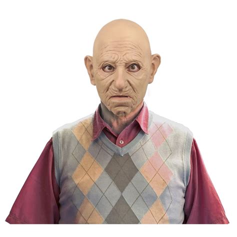 Adult Old Man Wrinkled Halloween Mask Walmart Com Walmart Com