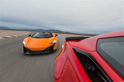 Balance Of Power Chevrolet Corvette Z06 And Mclaren 650s Spider