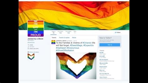 Anonymous Hackers Add Rainbows And Gay Pride To Islamic State Accounts Alive Com
