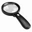 Lighted Magnifying Glass 10X Handheld Reading Magnifier With 12 